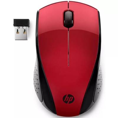 HP Wireless Mouse 220 Black/Red (7KX10AA)